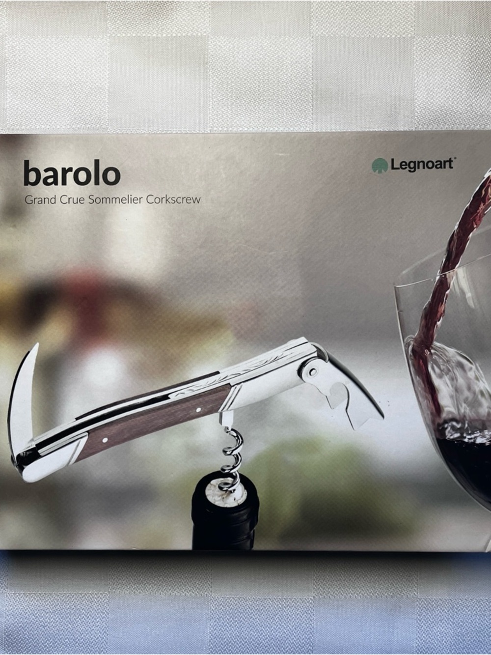 Barolo Sommelier Multi-functional Corkscrew - Brown Handle